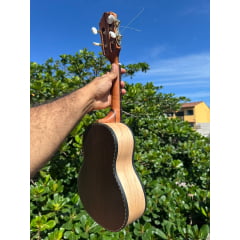Cavaquinho Meio a meio Faia e jacarandá Ferreira Luthier - PRONTA ENTREGA